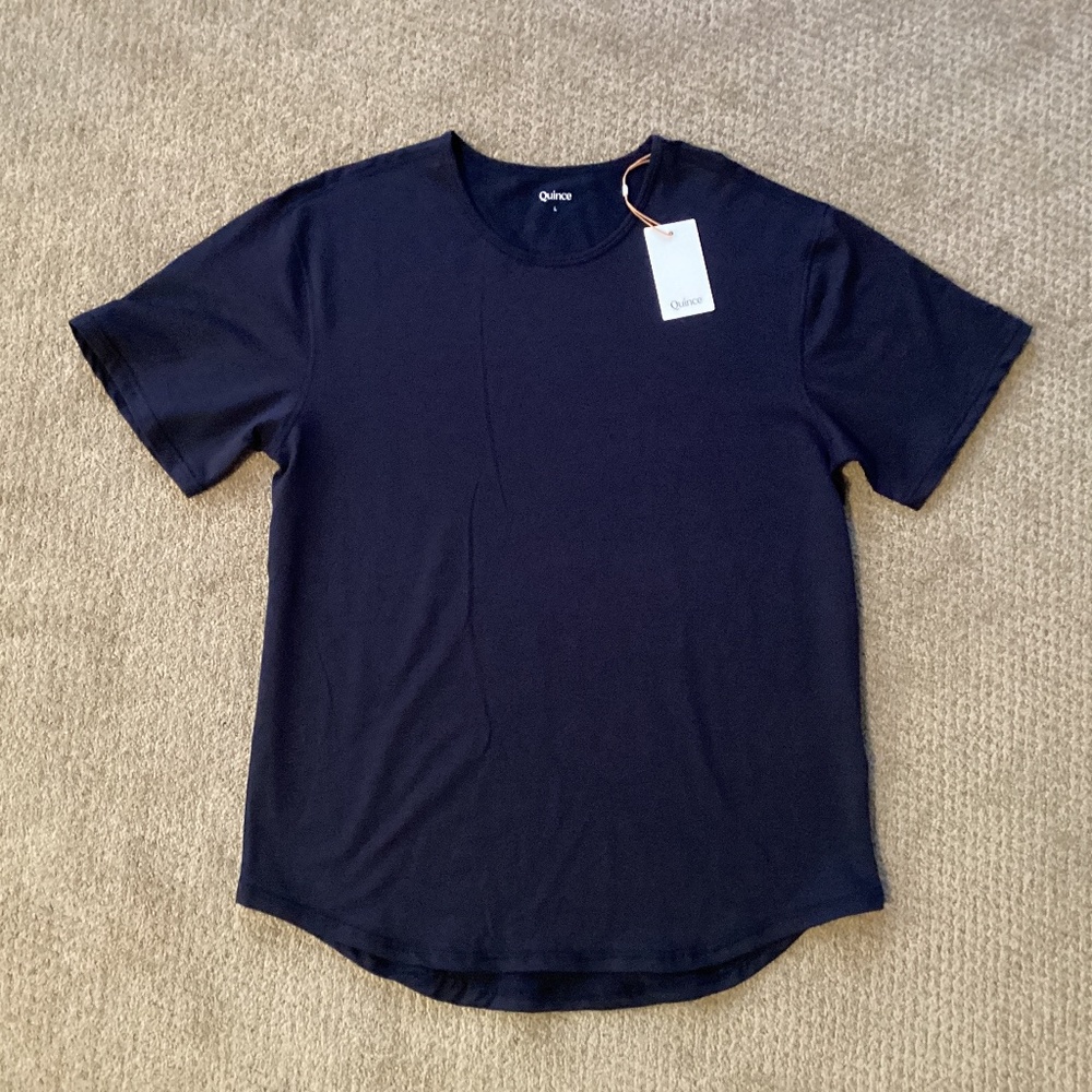 Quince Curve Crewneck Tee NWT NWT - image 1